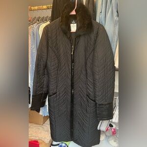 Versace Jeans couture black long jacket coat size s